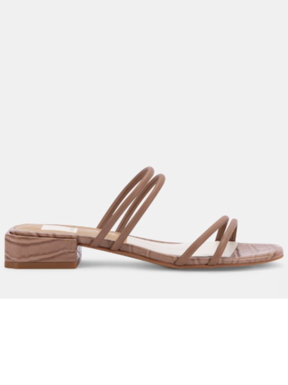 Dolce Vita Double Strap Low Heel Sandal